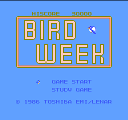 Bird Week Title Screen